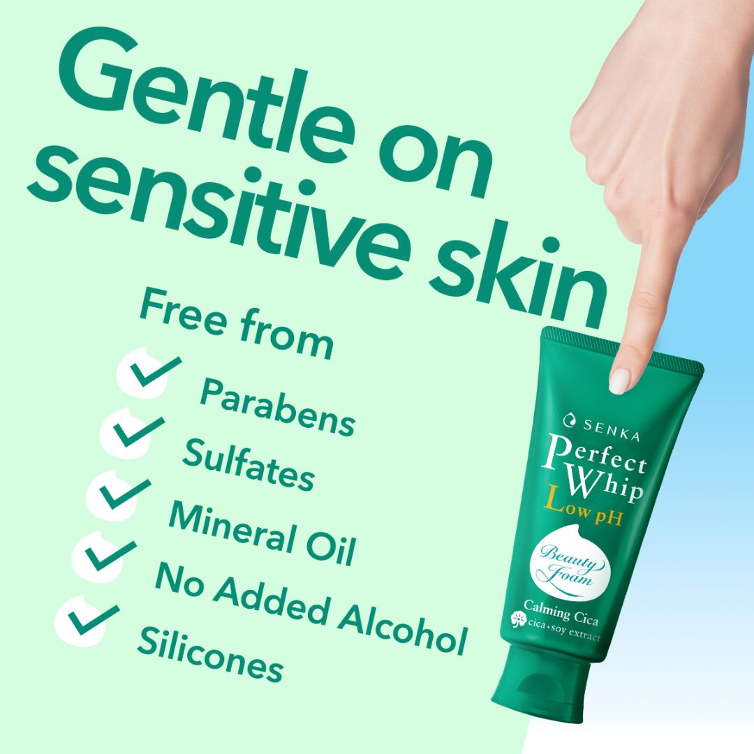 Shiseido Senka Perfect Whip Low PH Calming Cica